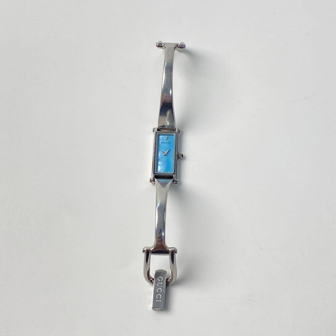 グッチ GUCCI クォーツ 腕時計 1500L ブルー文字盤 グッチ GUCCI クォーツ 腕時計 1500L ブルー文字盤 - メルカリ