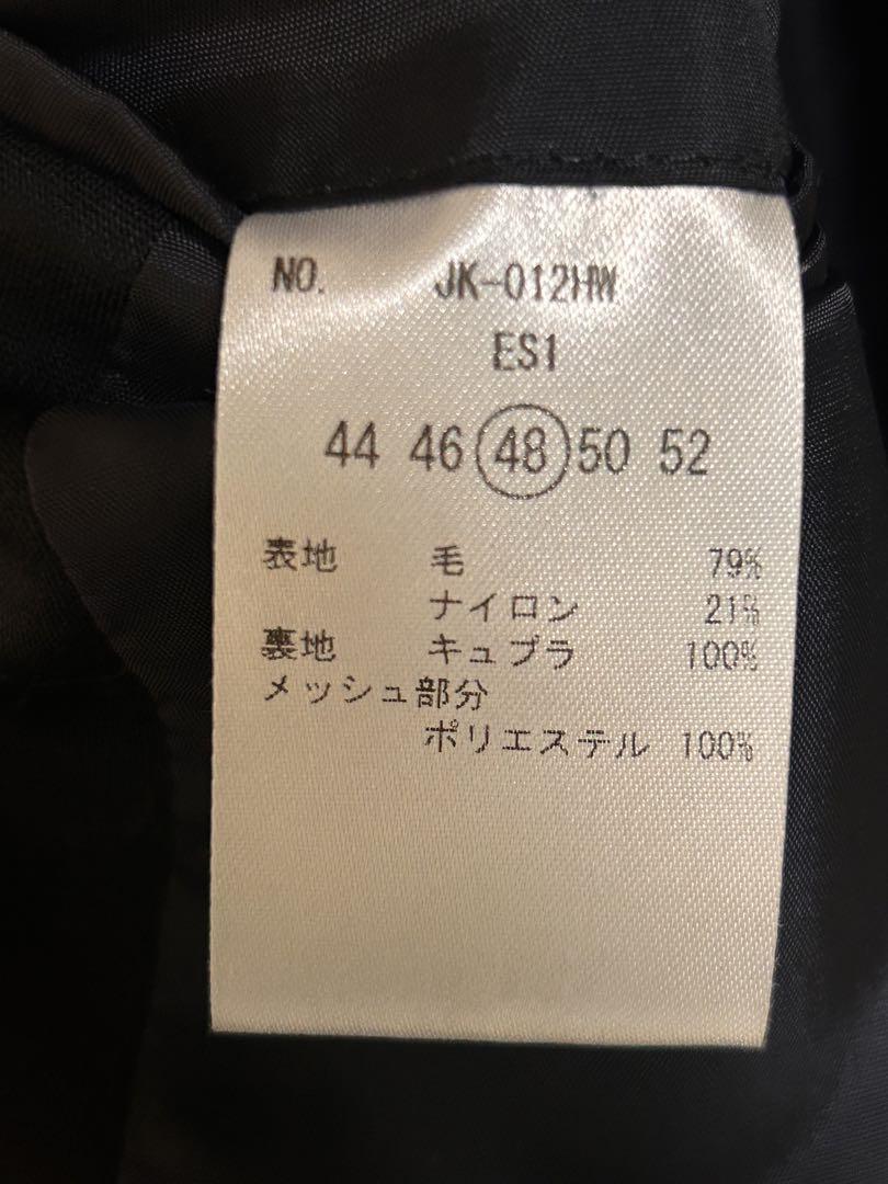 MOVB JK-012HW 3Bクラシックテーラードジャケット サイズ48