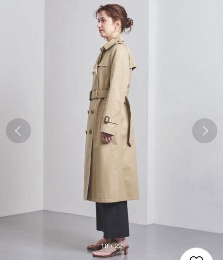 美品★美シルエット　UBCB ギャバ トレンチコート