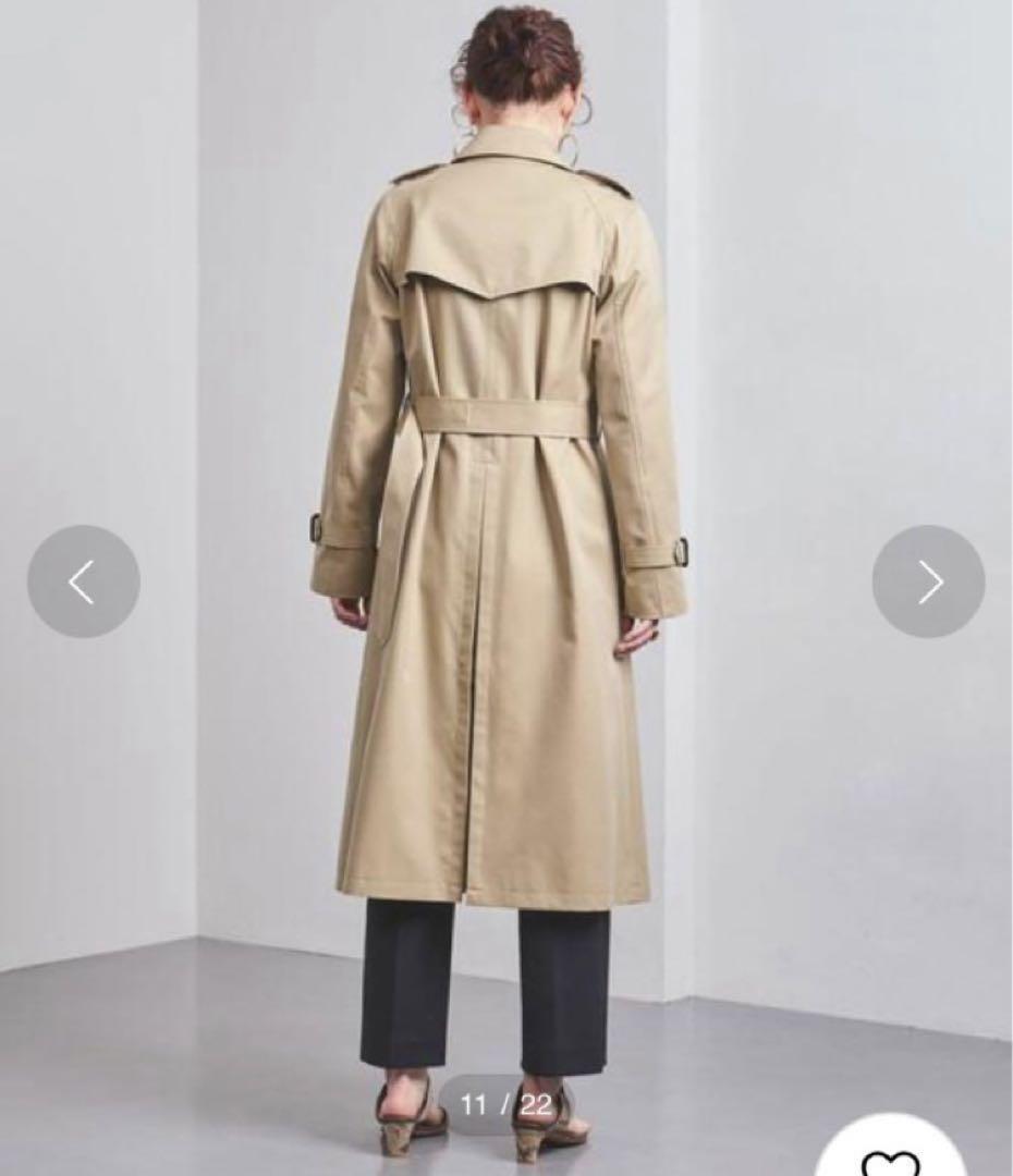 美品★美シルエット　UBCB ギャバ トレンチコート