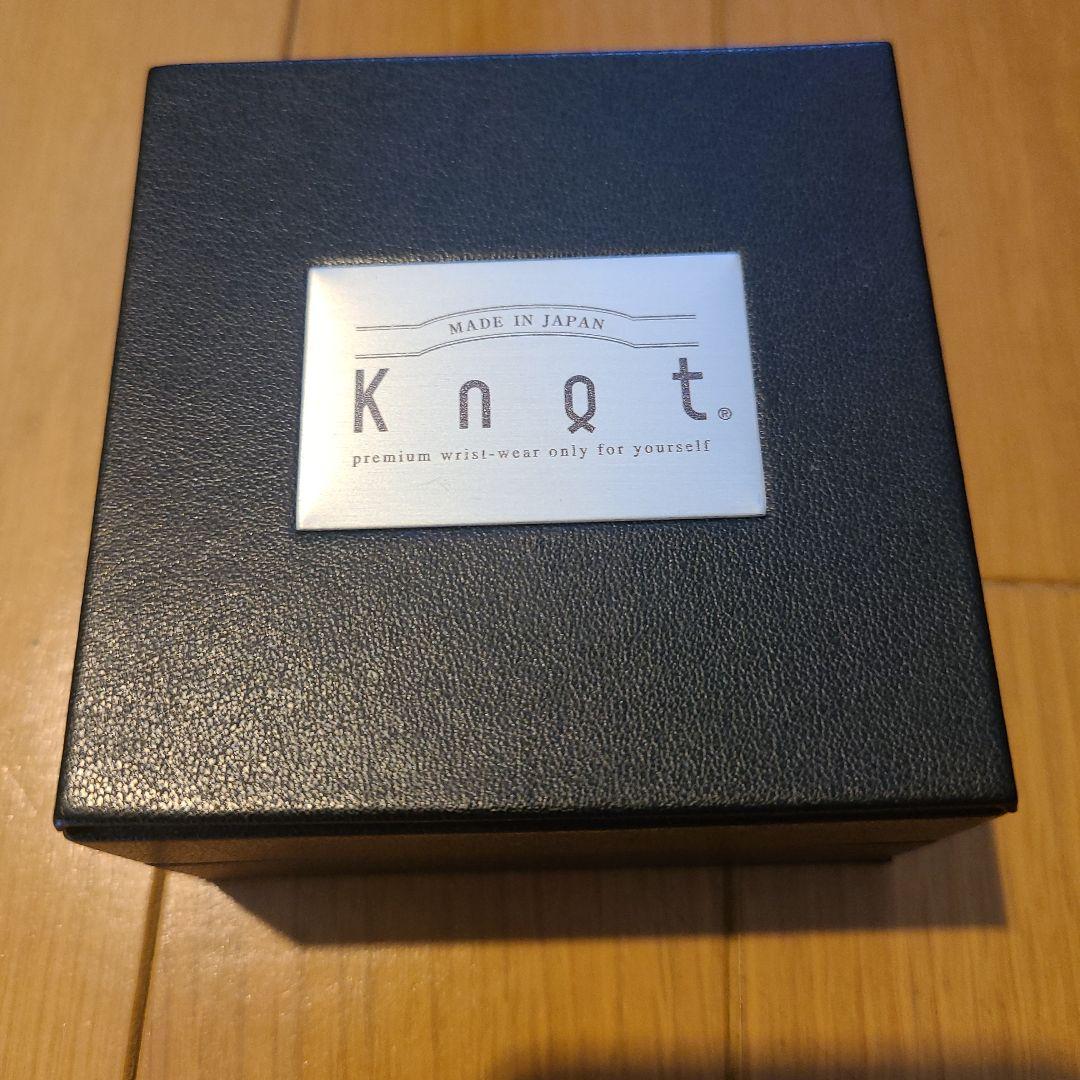 knot AT-38 自動巻き腕時計 ネイビー