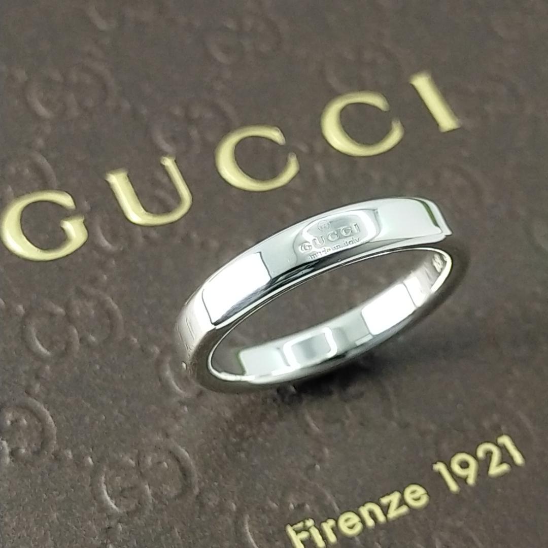 ★SALE★【GUCCI】インターロッキング　ナロー　リング　１７号　1489