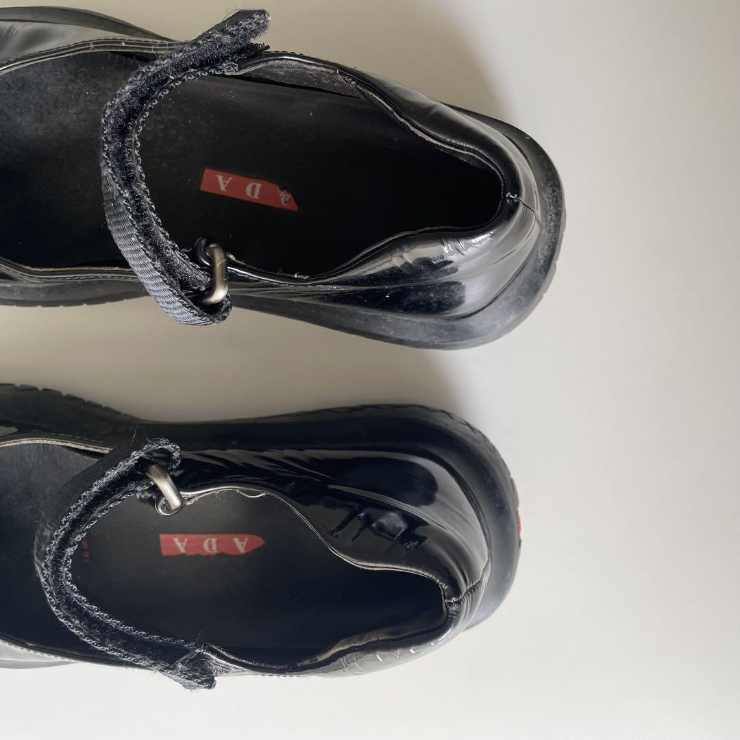 靴 PRADA SPORT Mary Jane Enamel Leather