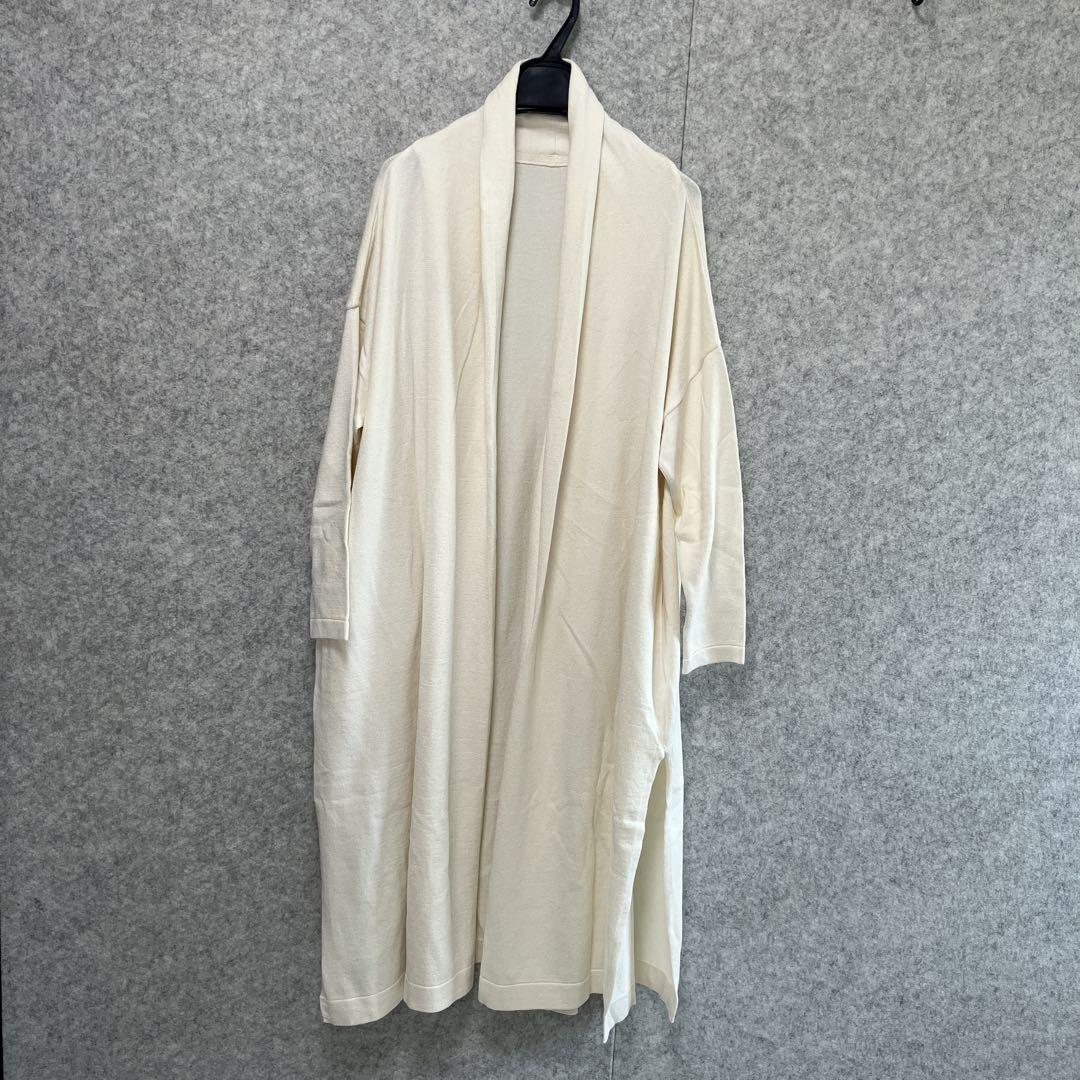 DRESS HERSELF ドレスハーセルフ ロングカーディガン シルクコットン