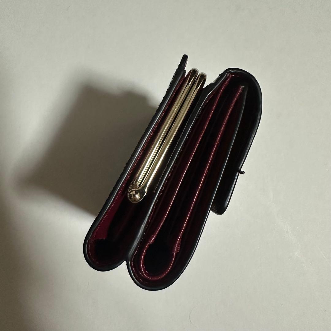 アニエスベー　ガラスレザー　折り財布