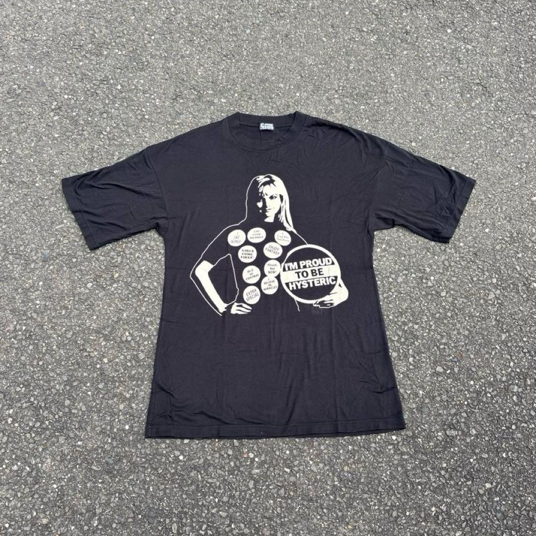 ヒステリックグラマー Tシャツ　ブラック　おしゃれ