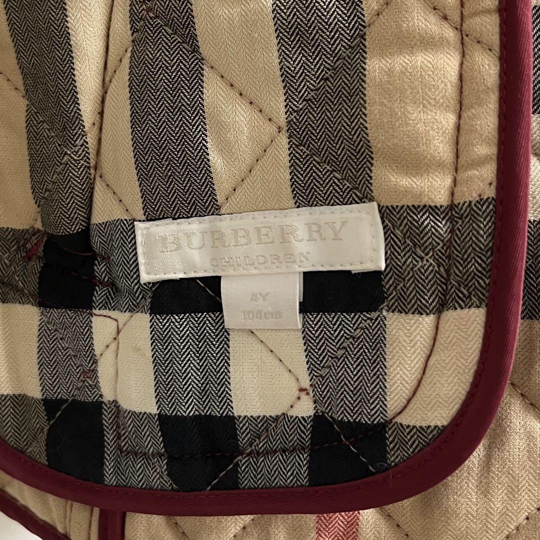 Burberry キルティングジャケット 4Y バーバリー