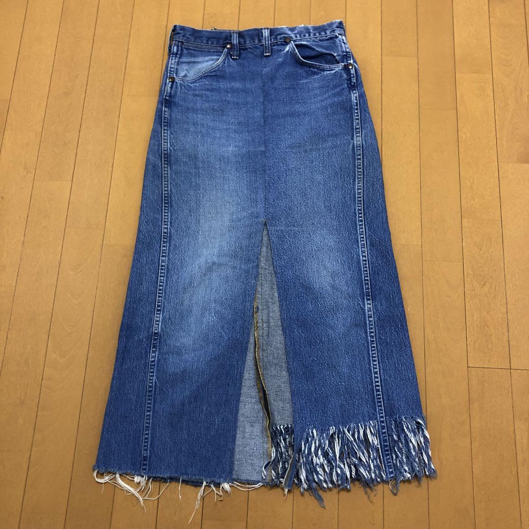 77circa ナナナナサーカ　デニムリメイク ロングスカート