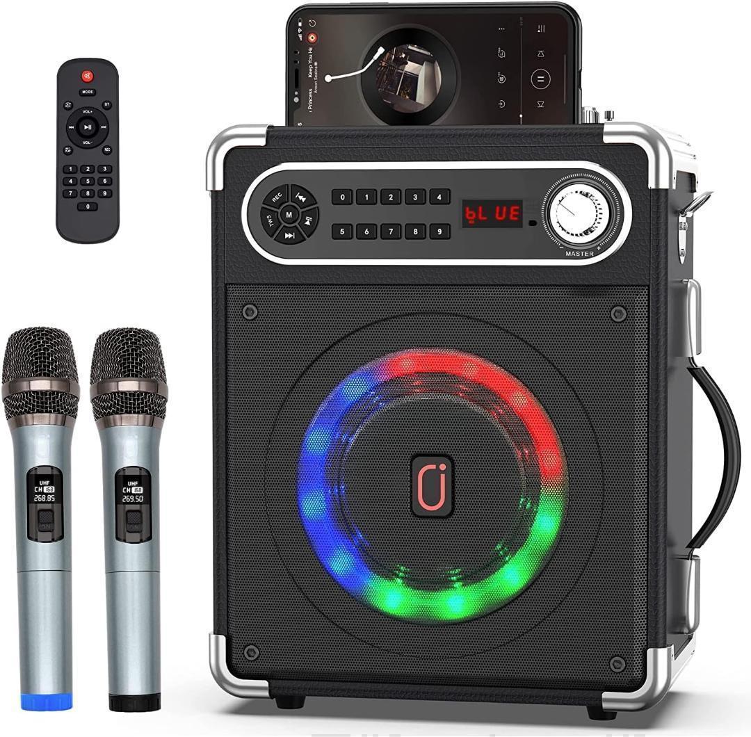 【M2165-190-150】スピーカーセット 拡声器 ワイヤレスマイク2本 画像1