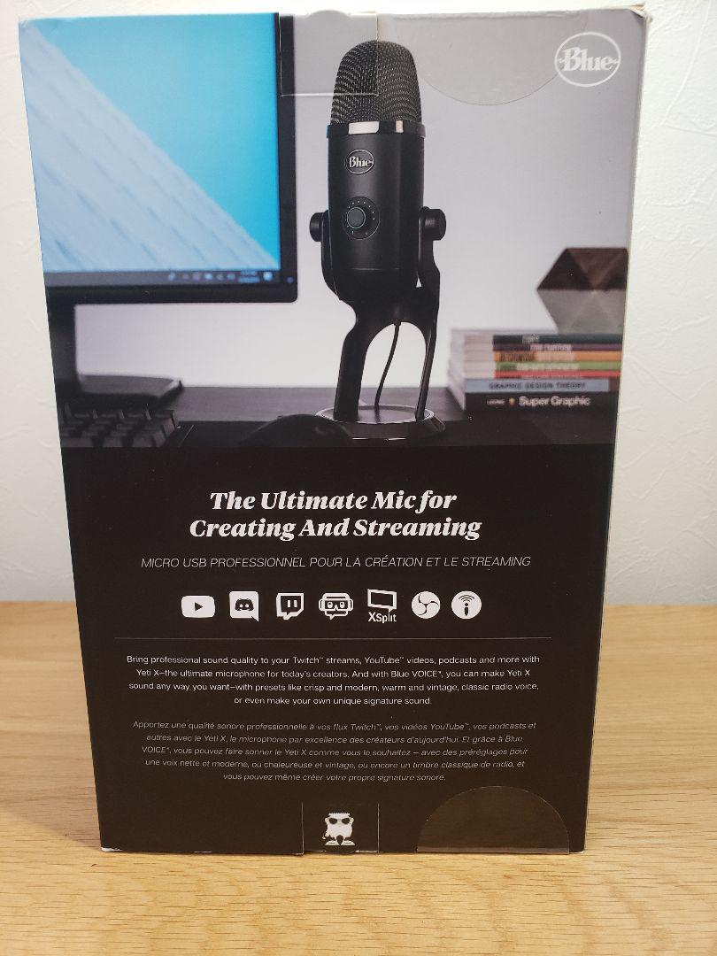 【新品・未開封】Logicool G Blue Yeti マイク BM600X