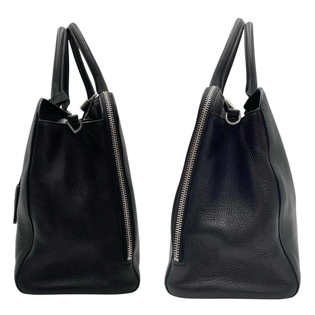 A4可 美品 アニエスベー レザー 2way ショルダーバッグ A4可 アニエスベー レザー 2way ショルダーバッグ 斜め掛け可 黒