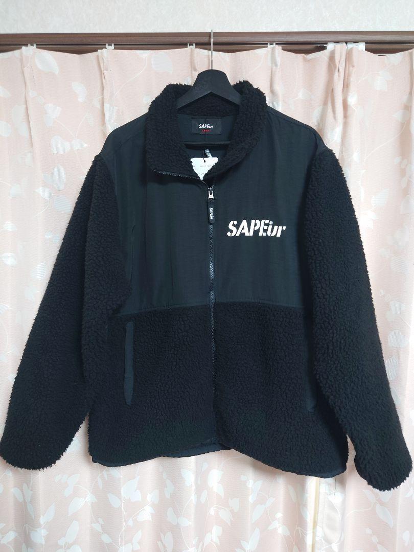 新作登場2022 Suapeur LIGHT PILE JACKET L サプール フリース 黒 Y6ENI-m10707824152 日本製お得