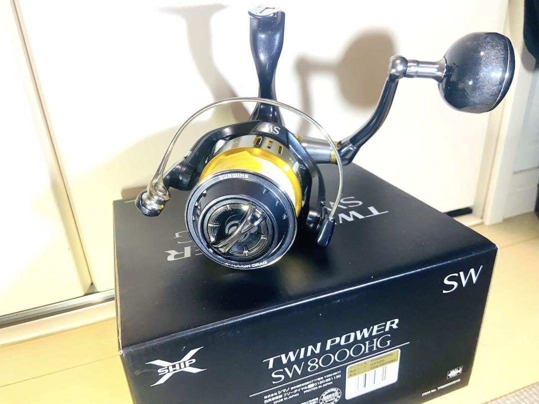 リール SHIMANO 15TWIN POWER SW8000HG
