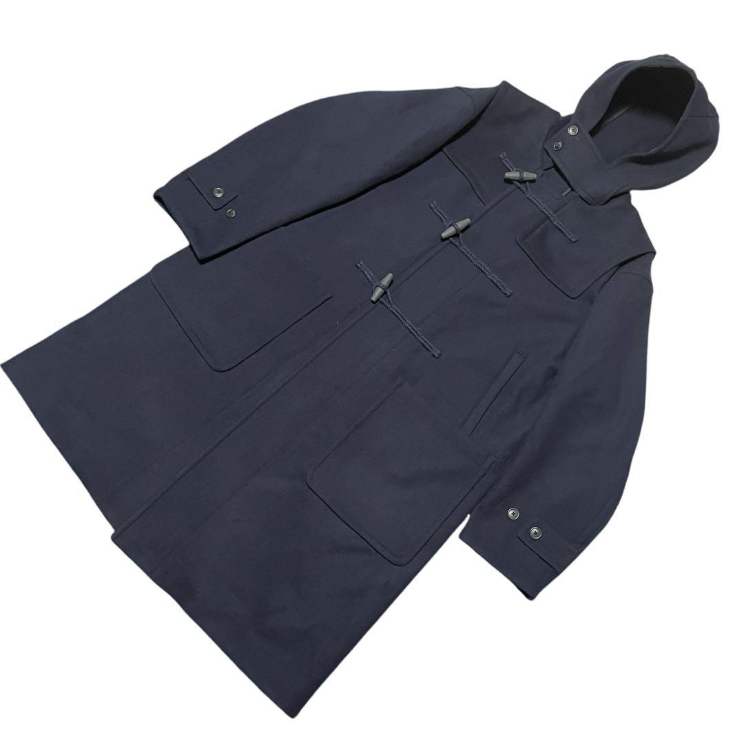 極美品　ユニクロ　プラスJ ダッフルコート　ネイビー　L