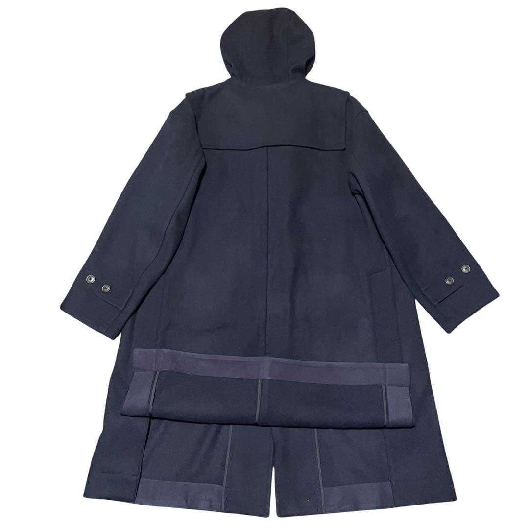 極美品　ユニクロ　プラスJ ダッフルコート　ネイビー　L