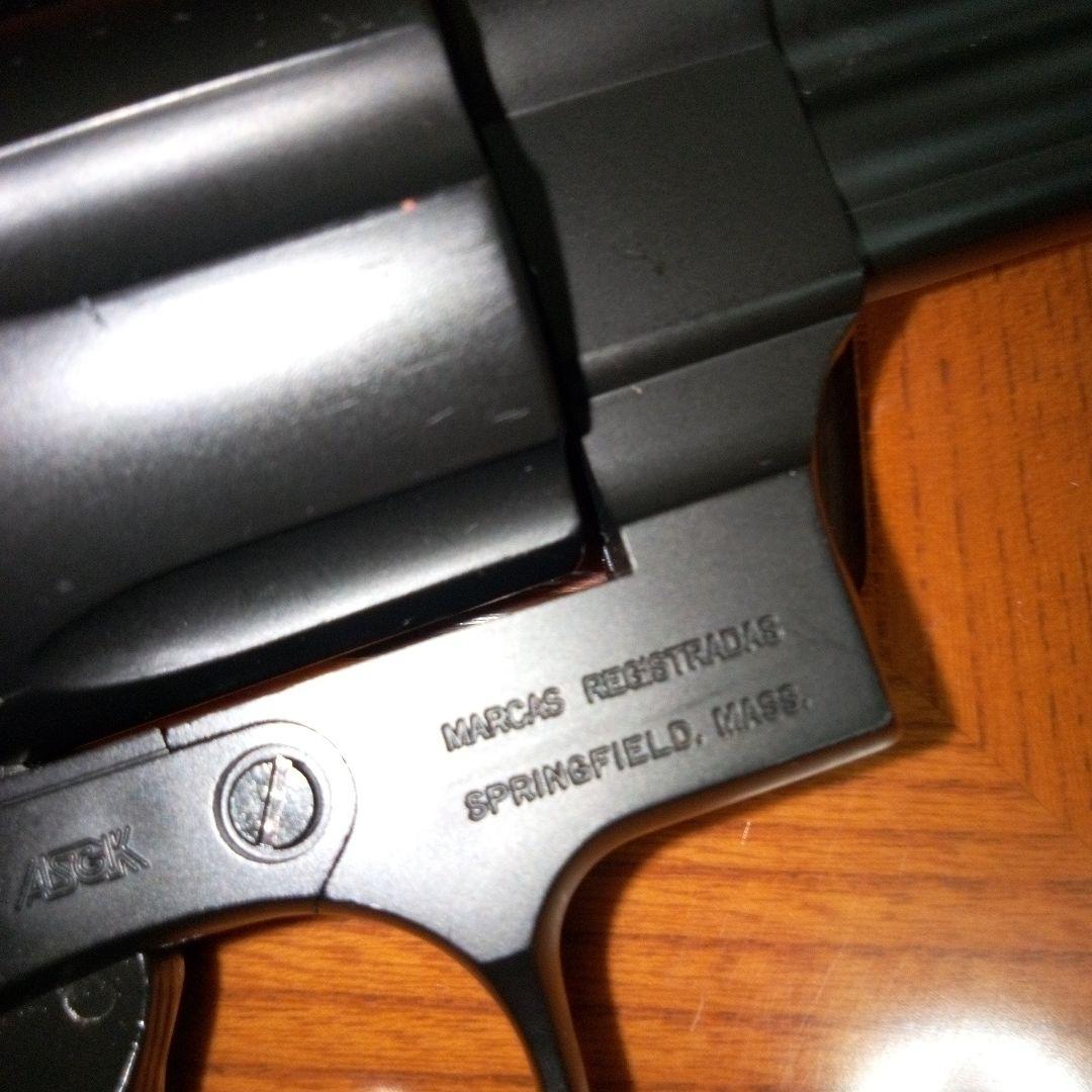 クラウン製S&W44マグナムM29リボルバー中古品 6発ガスBB弾付き美品、