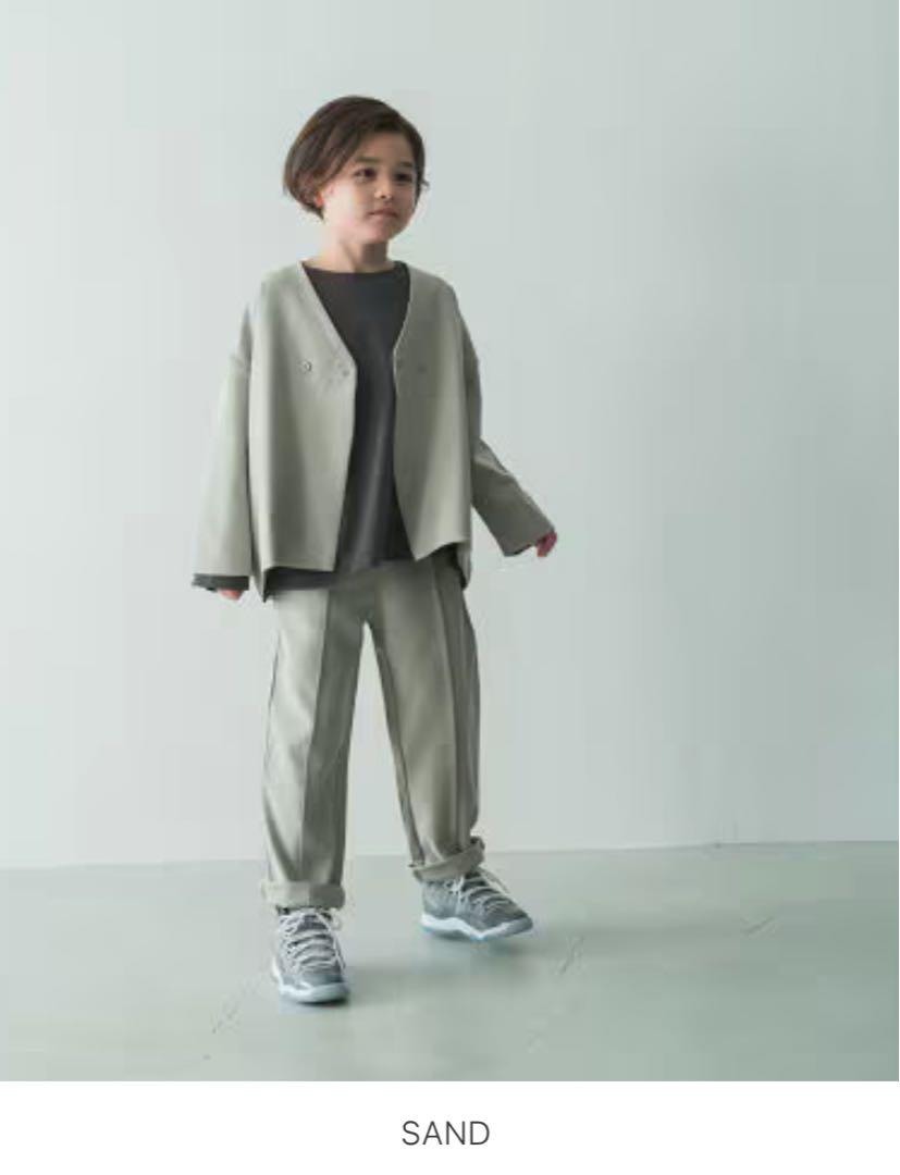 ✨超美品✨riziere白シャツ＆セットアップ3点セット110cm
