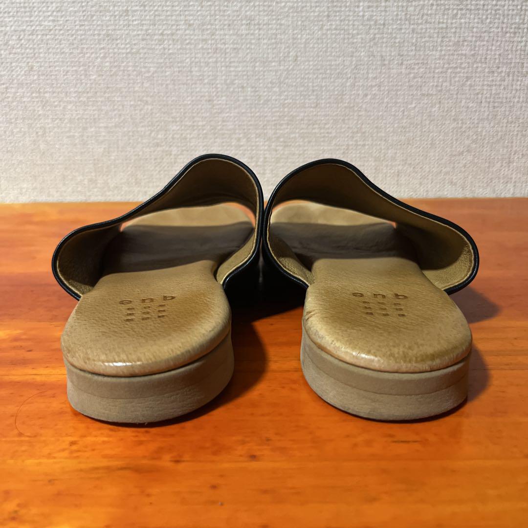 キューシューズ que shoes 黒 ブラック 22.5cm Sサイズ