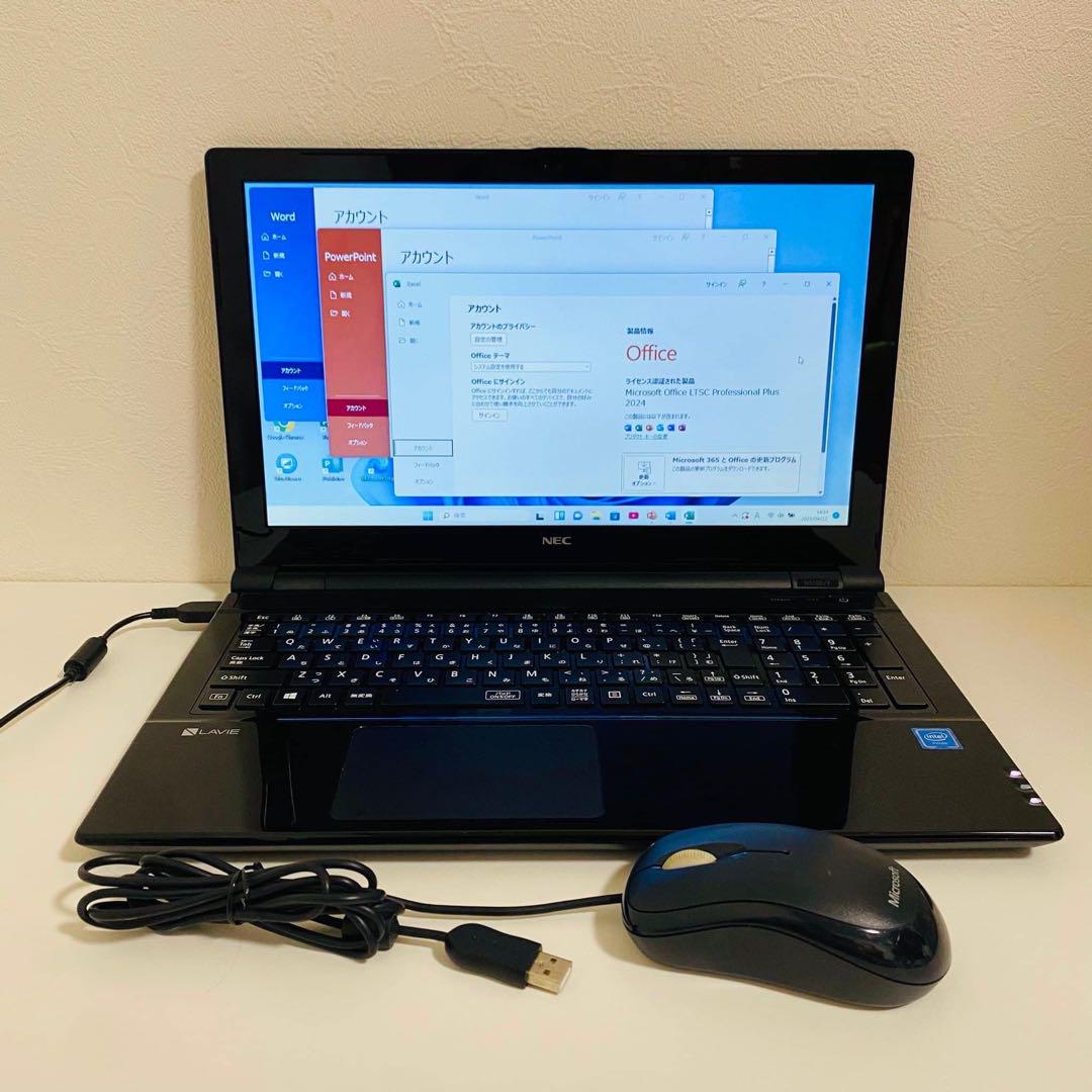 Y601 NECノートパソコンSSD高速WEBカメラWin11オフィス2024付 Y601 NECノートパソコンSSD高速WEBカメラWin11オフィス2024付