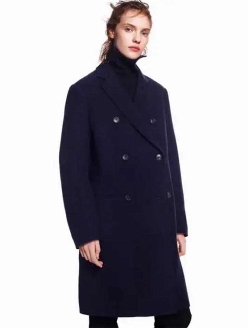 ユニクロ 2020AW XL m8XMN-m10711561217 J ダブルフェイスダブルブレストコート 豊富な新品