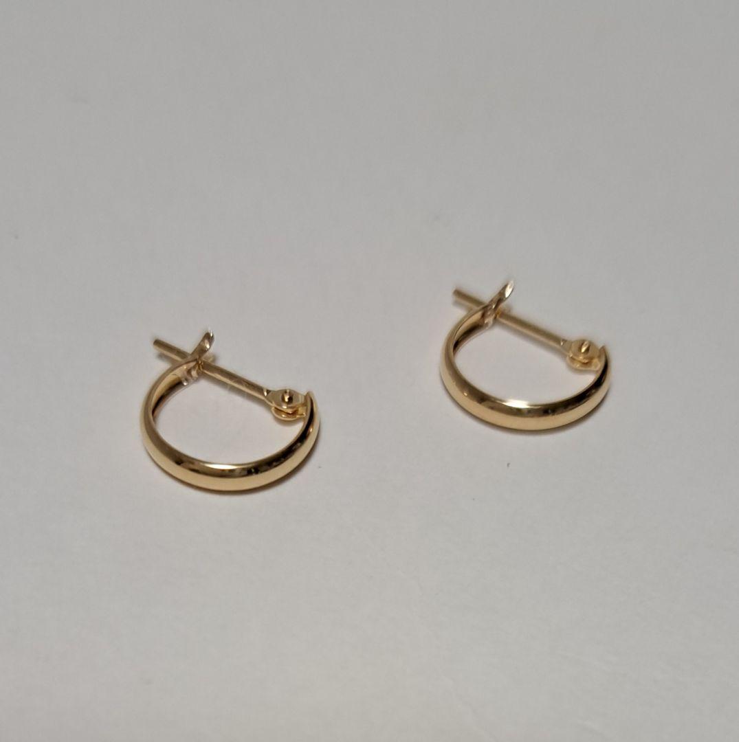 K18 イエローゴールド 丸玉 ピアス（5mm） （7277472612509