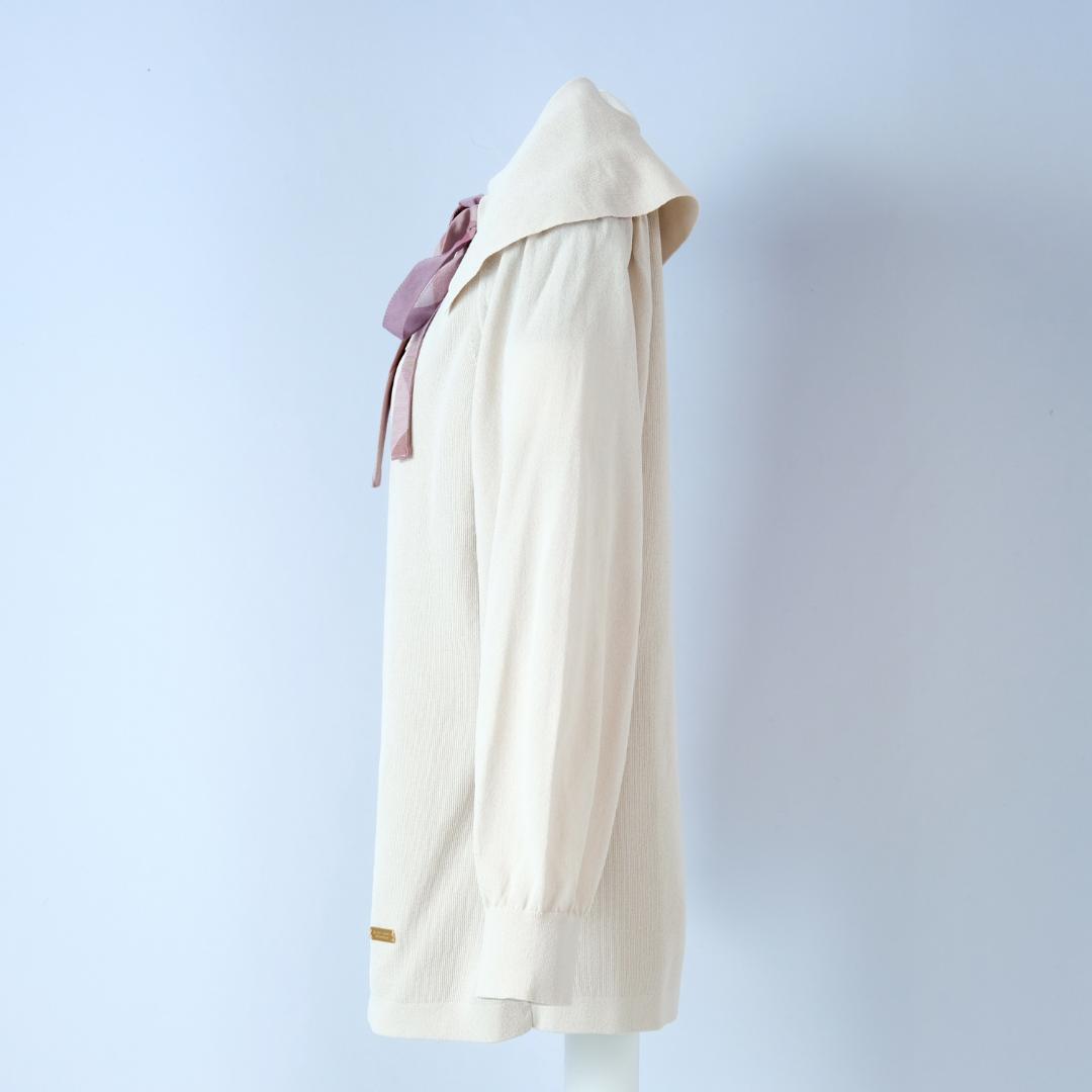 未使用級】ブルーレーベル クレストブリッジ リボン ニット