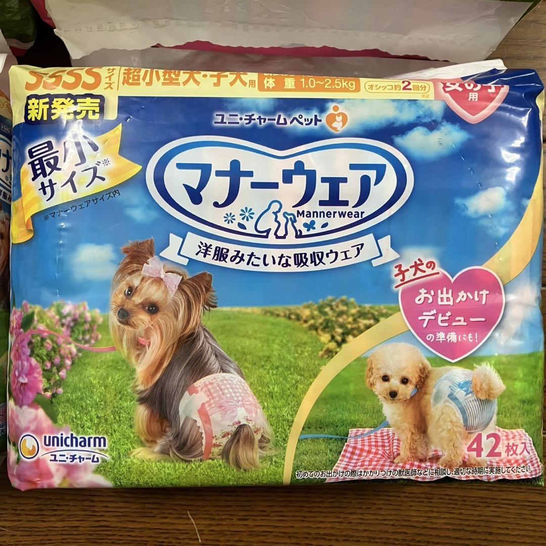 マナーウェアssss 女の子　42枚入り✖️4袋