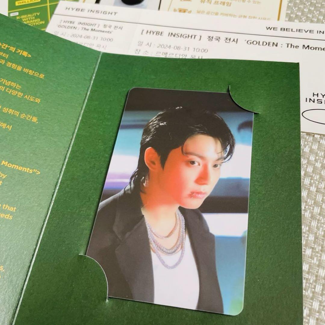 BTS ジョングク ゴールデンモーメンツ ソウル 展示会 入場特典⑨