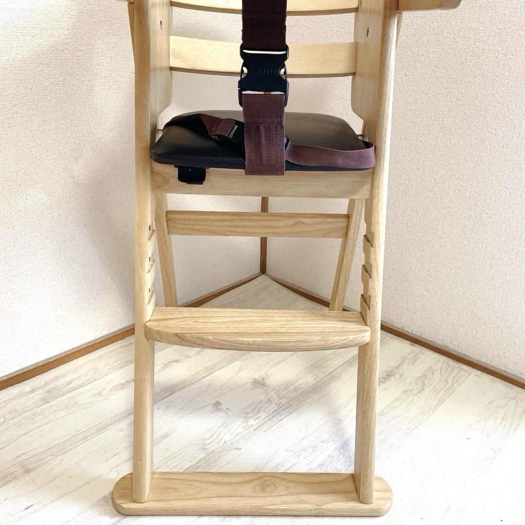 【超メルカリ市限定価格】KATOJI/ハイチェア 美品 KATOJI 木製ハイチェア CENA クッション付き ナチュラル