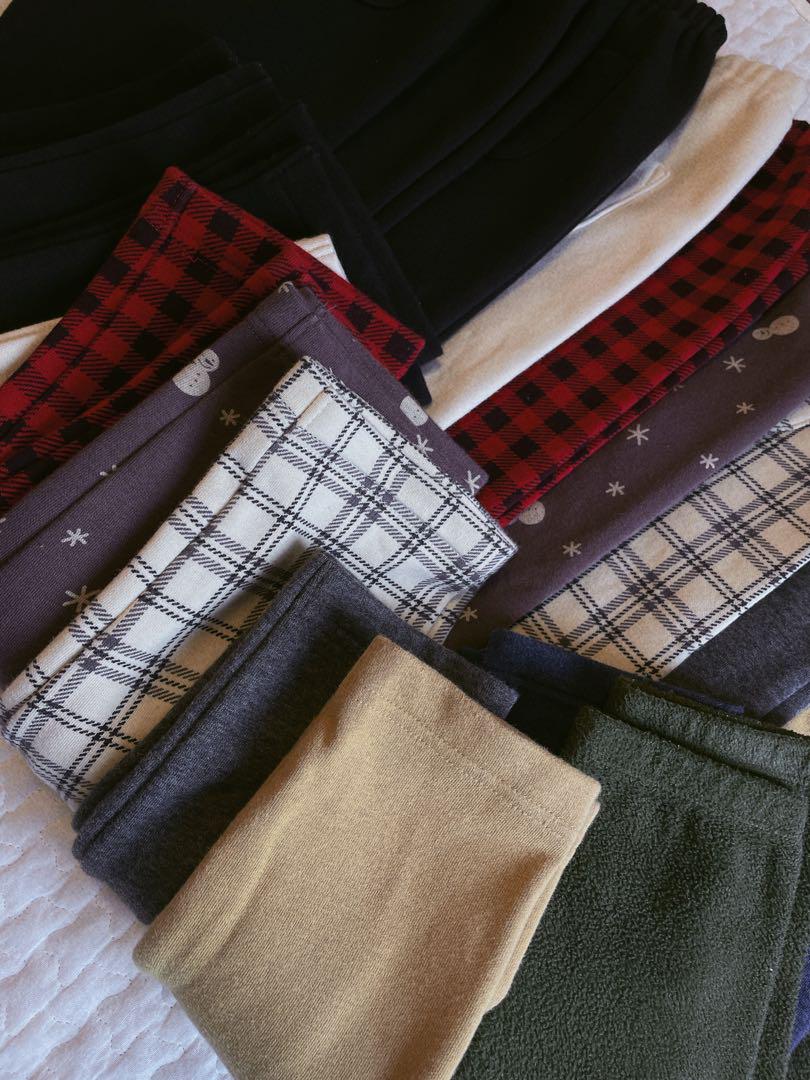 中古品☆美品☆UNIQLO☆フリースレギンス☆120