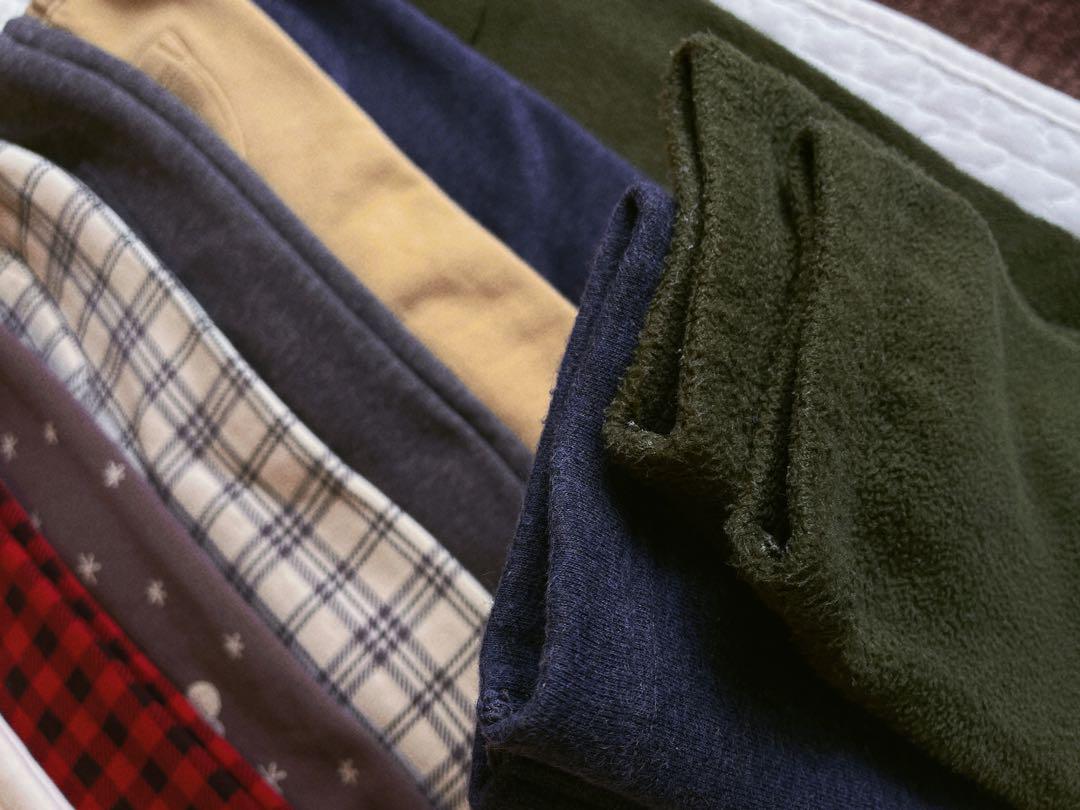 中古品☆美品☆UNIQLO☆フリースレギンス☆120