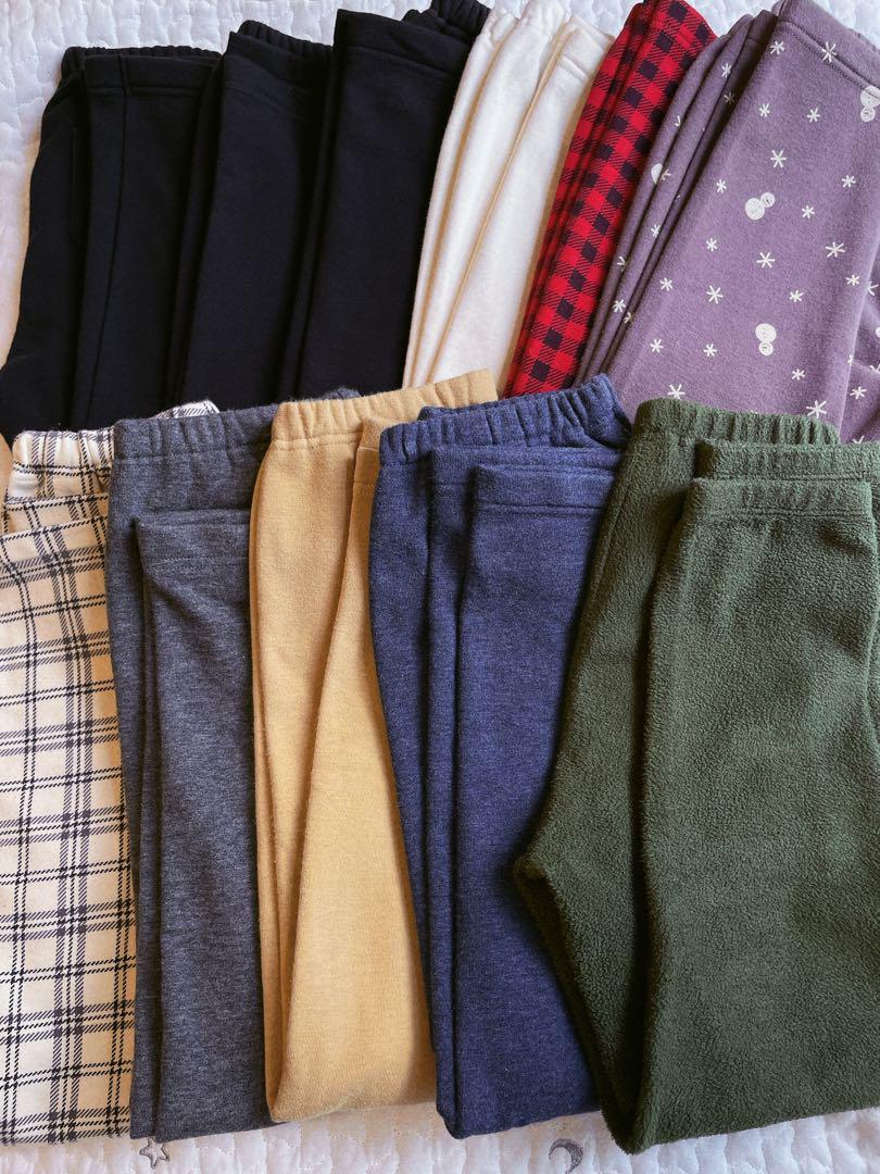 中古品☆美品☆UNIQLO☆フリースレギンス☆120