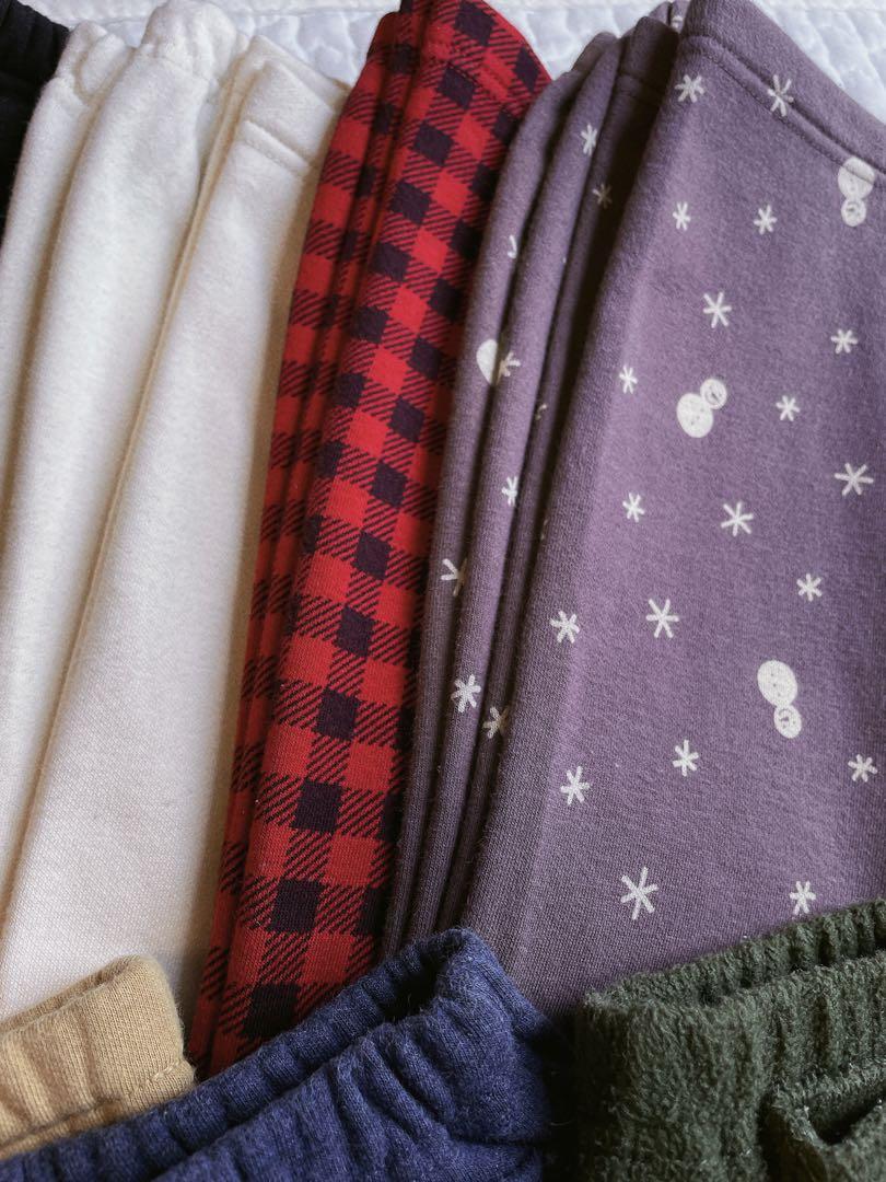 中古品☆美品☆UNIQLO☆フリースレギンス☆120