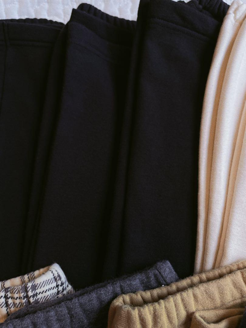 中古品☆美品☆UNIQLO☆フリースレギンス☆120 - ボトムス