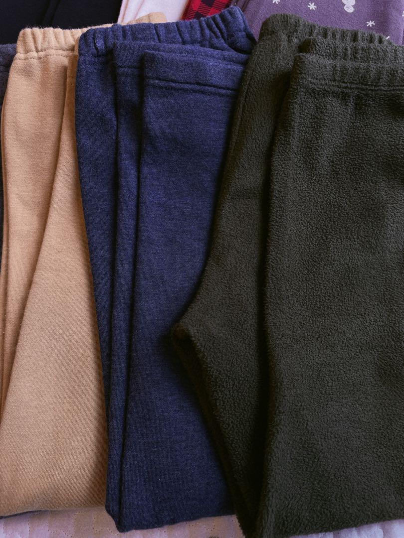 中古品☆美品☆UNIQLO☆フリースレギンス☆120