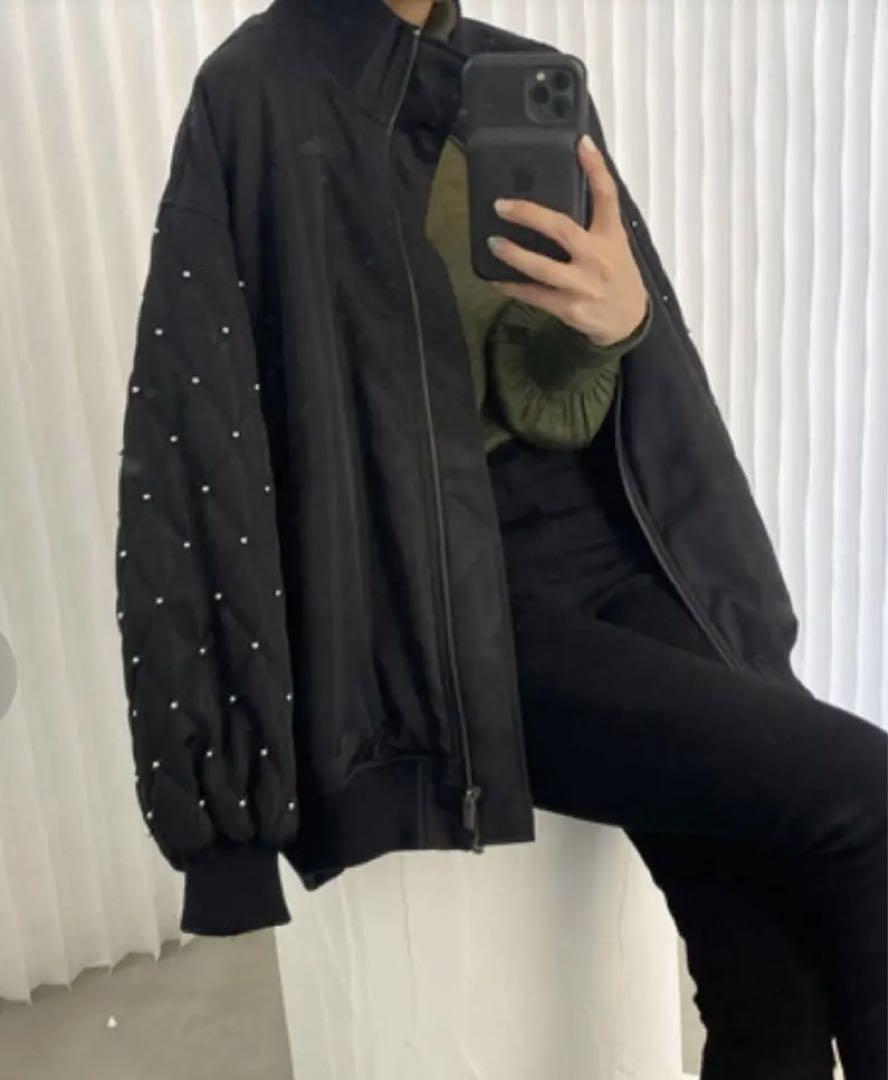 トップス ameri VINTAGE DALMA SLEEVE STUDS MA1