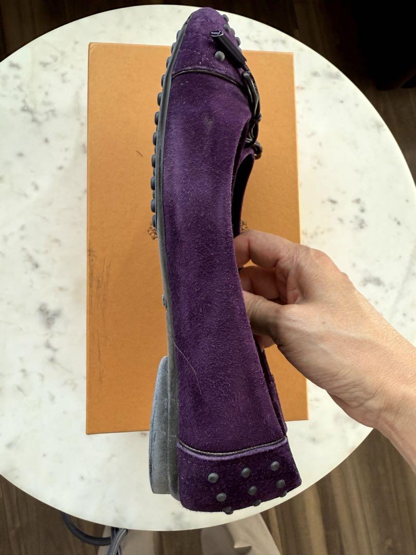 TOD'S パープル スタッズ バレエシューズ 35.5 TOD'S パープル スタッズ バレエシューズ 35.5 - メルカリ