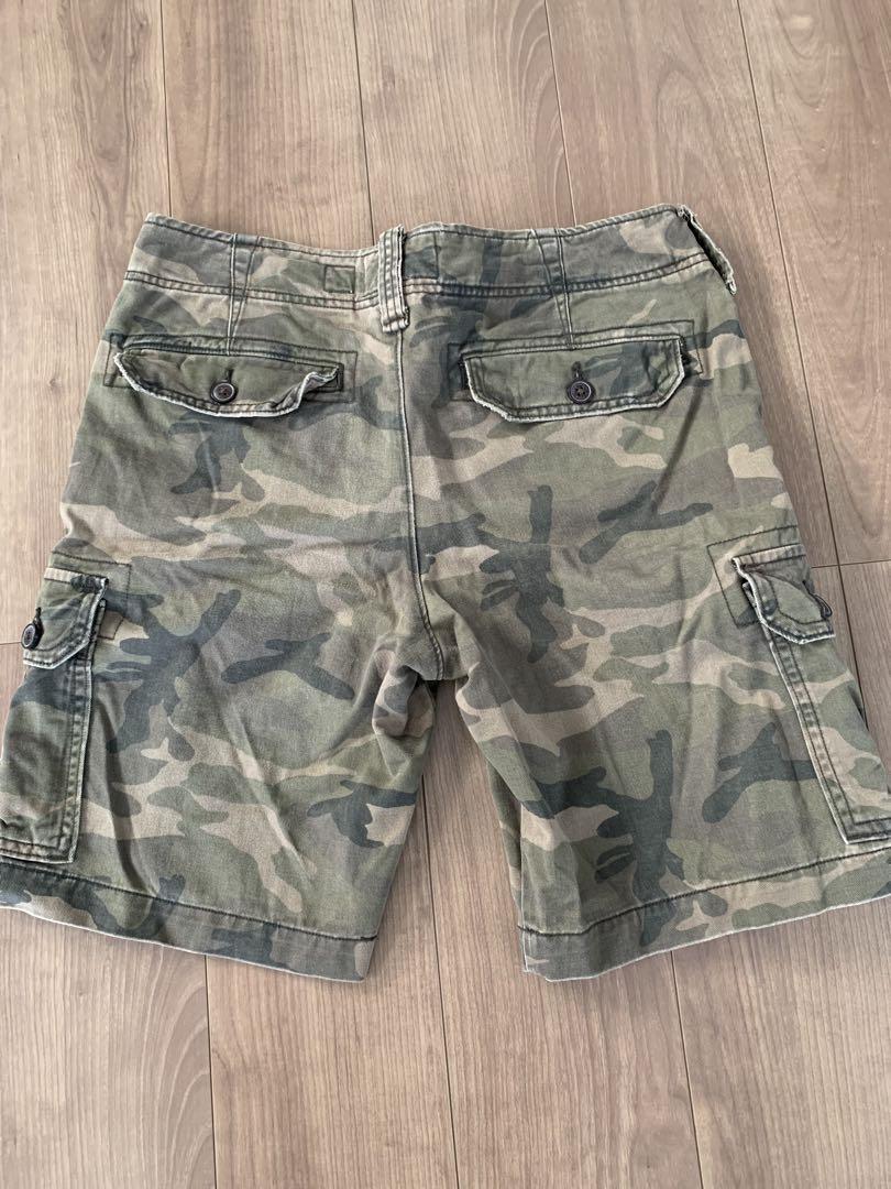 Abercrombie & Fitch 迷彩カーゴショートパンツ サイズ30