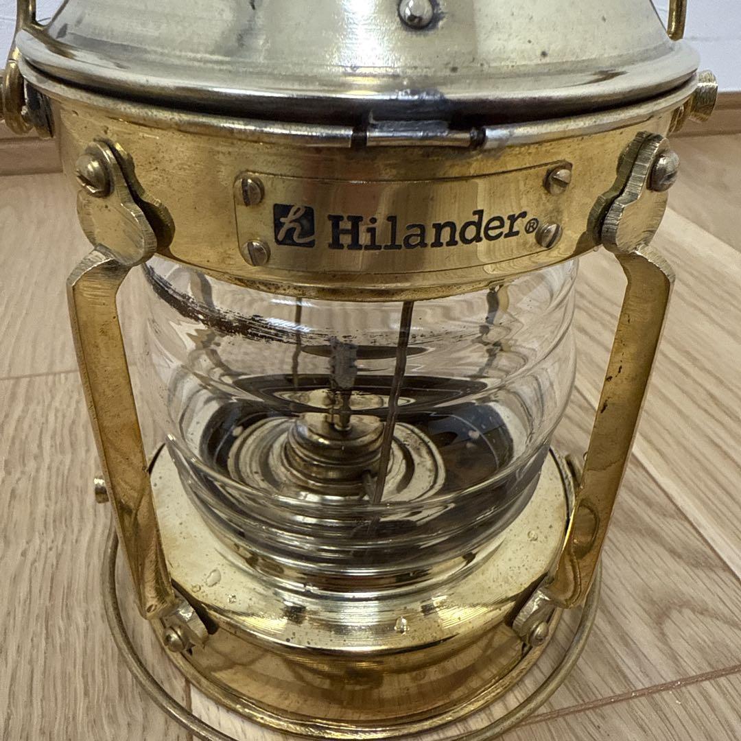 Hilander ハイランダー　ネルソンランプ　真鍮　オイル、ケース付き
