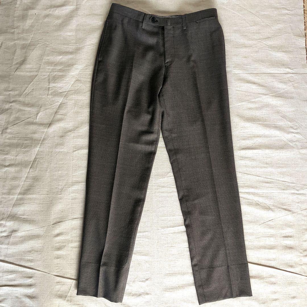 【美品】THE SUIT COMPANY REDAレダ茶スーツカンパニー