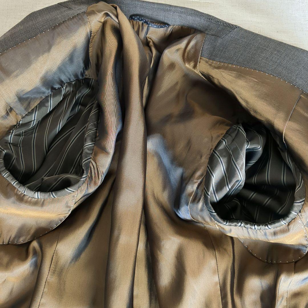 【美品】THE SUIT COMPANY REDAレダ茶スーツカンパニー