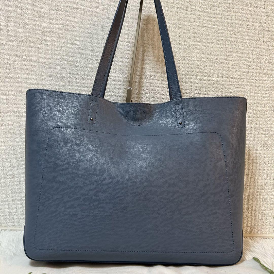 極美品✨ショップイット/A4】ロンシャン トートバッグ エンボス