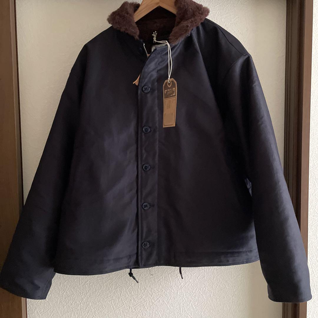 WAIPER ワイパー N-1 デッキジャケット ネイビー アルパカ