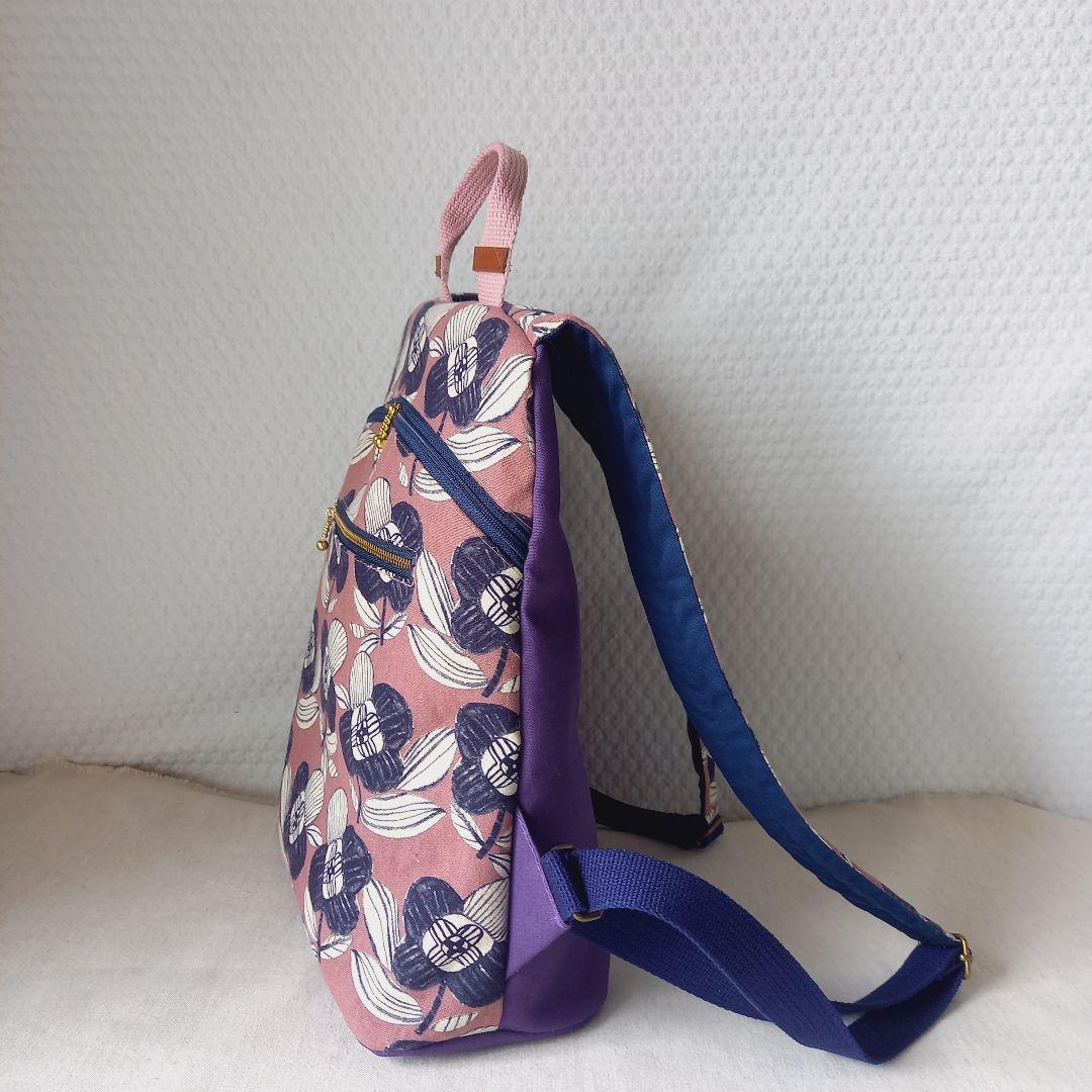 ロミヒー　楕円底リュック(M)　ハンドメイド