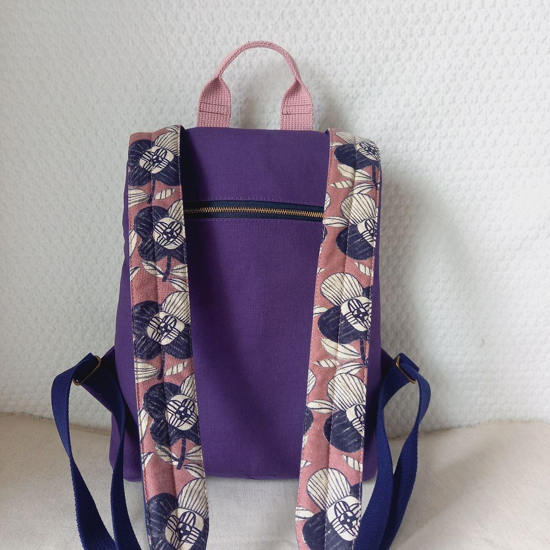 ロミヒー　楕円底リュック(M)　ハンドメイド