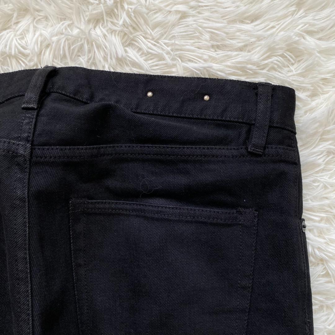 マインデニム N.SLIM TAPERED ブラックセルヴィッジデニム サイズＭ