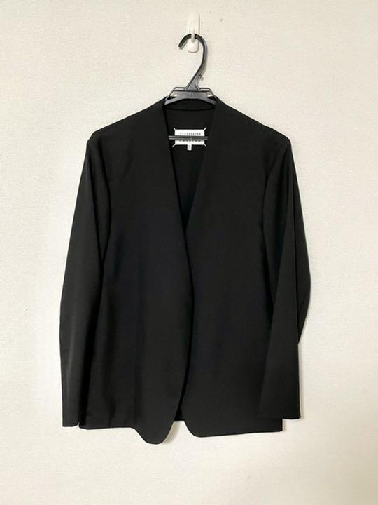 メゾンマルジェラ　ノーカラージャケットセットアップ　44 セール】【MAISON MARGIELA / メゾン マルジェラ】ノーカラー