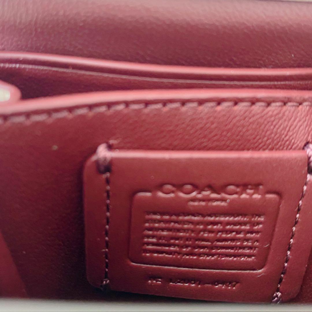 【新品未使用】COACHコーチ★がま口★ノラキスロックコインケース★レディバグ