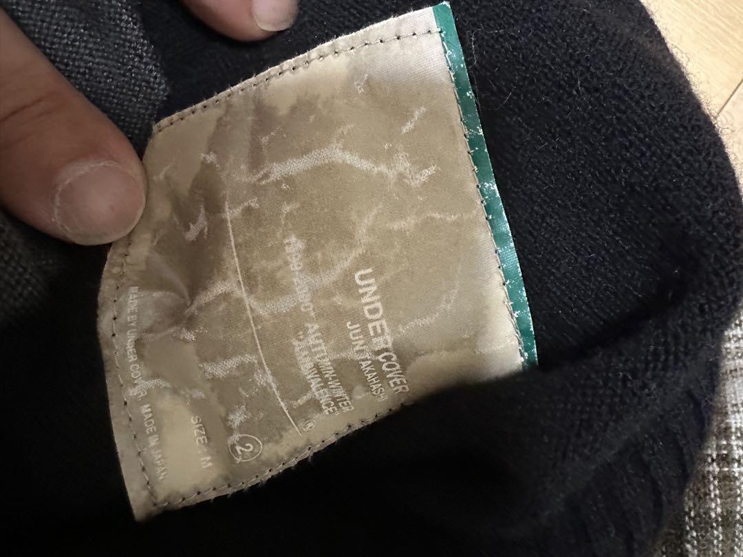 アンダーカバー カシミヤレイヤードニット