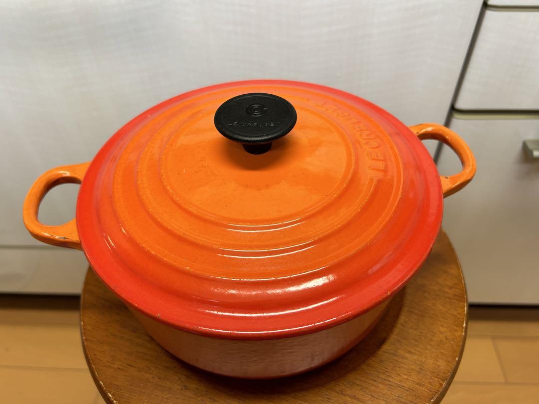 ル・クルーゼ(Le Creuset) ココット・ロンド 20 cm オレンジ